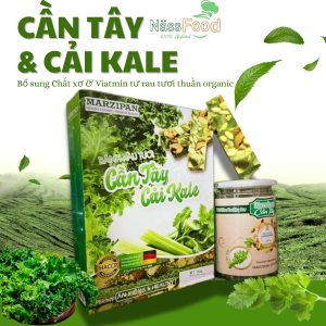 BÁNH RAU TƯƠI CẦN TÂY & CẢI KALE