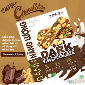 THANH NĂNG LƯỢNG MARZIPAN DARK CHOCOLATE