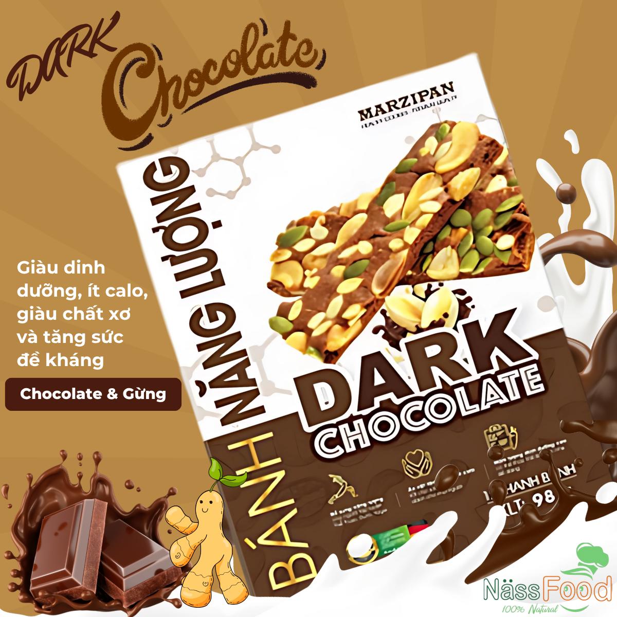 THANH NĂNG LƯỢNG MARZIPAN DARK CHOCOLATE